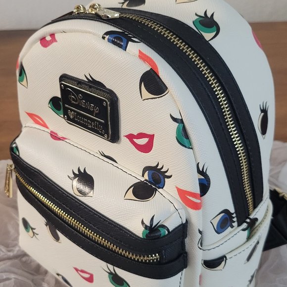 Loungefly x Disney Princess Eyes & Lips Mini Backpack - Picture 4 of 5